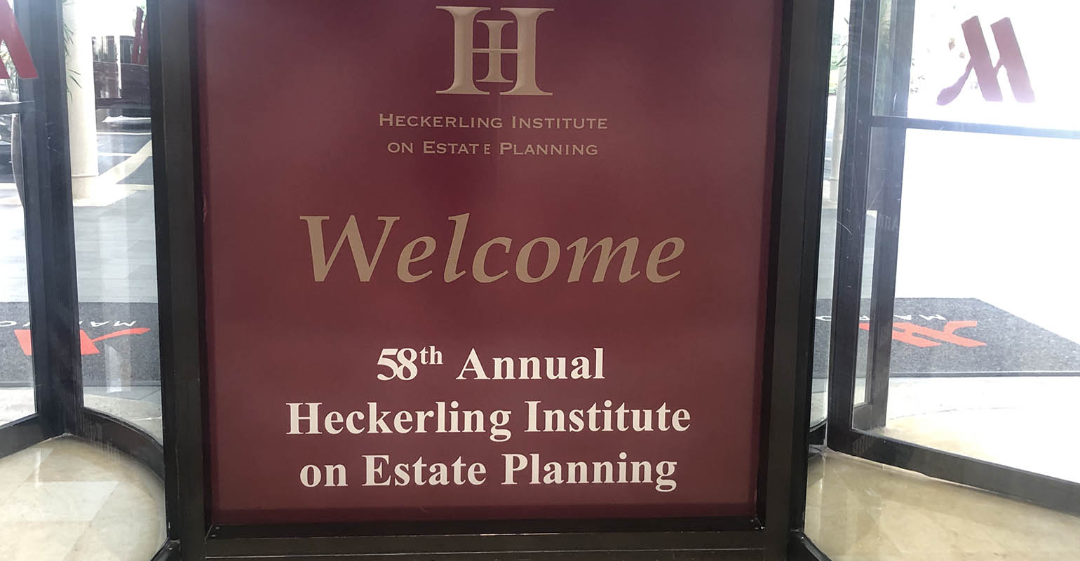 Live from Heckerling Planning for Modest Estates Wealth Management