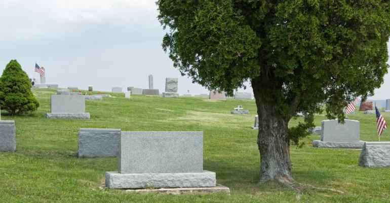 cemetery headstone burial rights