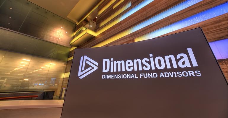 Dimensional Fund Advisors signage