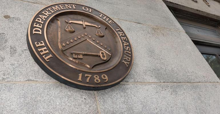 U.S. Treasury Department building seal