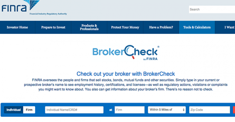 FINRA Marketing BrokerCheck | Wealth Management