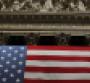 New York Stock Exchange american flag