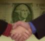 shaking hands money