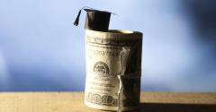 graduation cap money