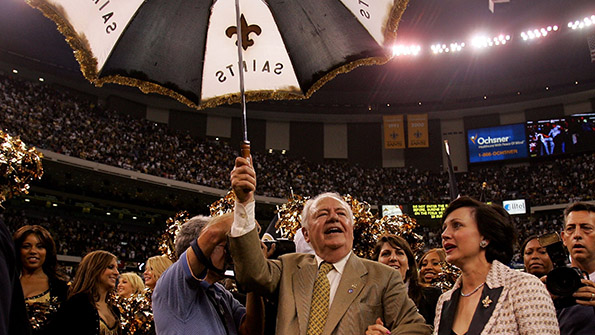 New Orleans Saint's Tom Benson speaks out after family's fortune